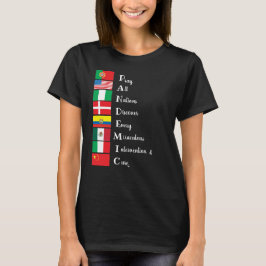 T-shirt Pandémie_2020 Italie Noir