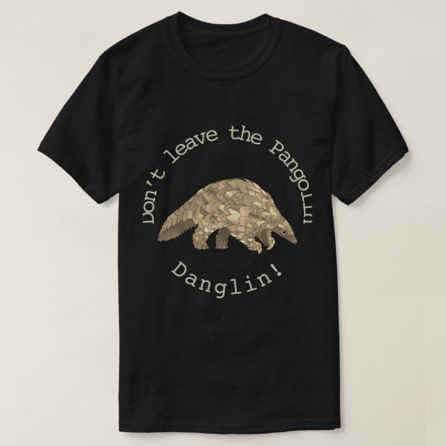 T-shirt Pangolin Cute Espèce en voie de disparition Activi (Design devant)