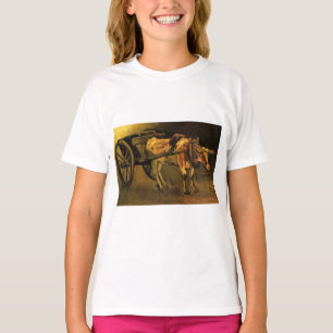 T-shirt Panier avec boeuf rouge et blanc (Vincent van Gogh