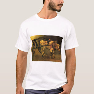 T-shirt Panier avec boeuf rouge et blanc (Vincent van Gogh