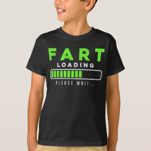 T-shirt Panier Chargement amusant Farting