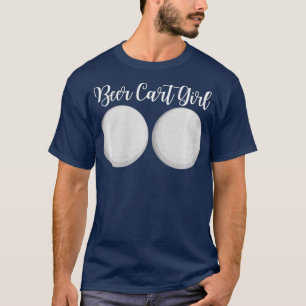 T-shirt Panier de bière fille à boire panier serveur panie