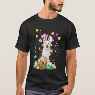 T-shirt Panier de chasse aux œufs de Pâques pour chien ber