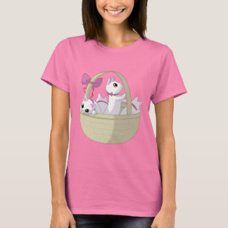 T-shirt Panier de chatons