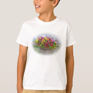 T-shirt Panier de fleurs