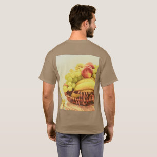T-shirt "Panier de fruits" jolie photo. Commandez dès main