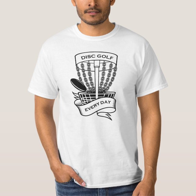 T-shirt Panier de golf sur disque - Style Cool | Joueurs (Devant)