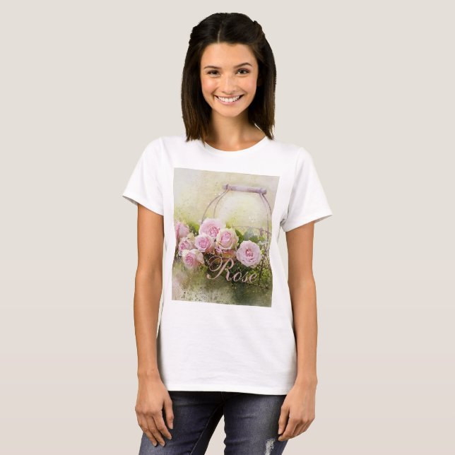 T-shirt Panier de Rose (Devant entier)
