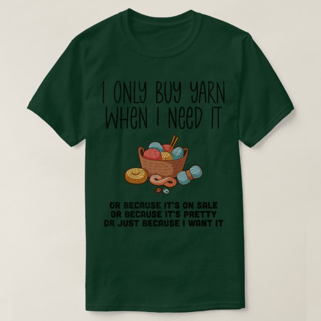 T-shirt Panier Tricot tricot (Design devant)