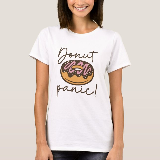 T-shirt Panique de beignes (Devant)