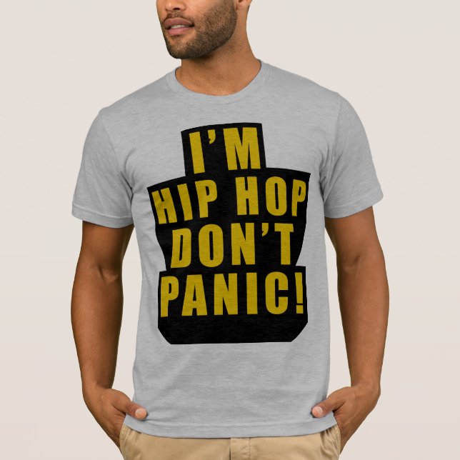 T-SHIRT PANIQUE DE HIP HOP (Devant)