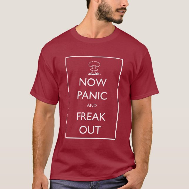T-shirt Panique et démagogie (Devant)