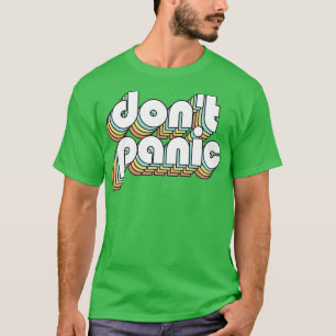 T-shirt Panne Rétro Typographie Arc-en-ciel style défraîch