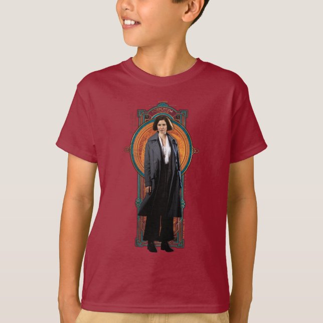 T-shirt Panneau Art déco PORTENTINA GOLDSTEIN™ (Devant)
