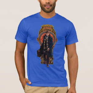 T-shirt Panneau Art Nouveau NEWT SCAMANDER™ Walking