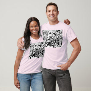 T-shirt Panneau comique de la nuit la plus noire