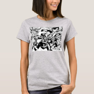T-shirt Panneau comique nocturne le plus noir