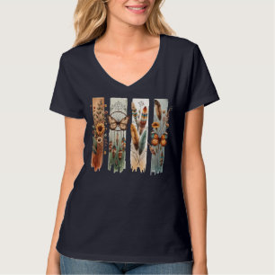 T-shirt Panneau d'art de la nature bohème