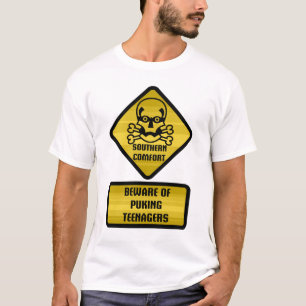 T-shirt Panneau d'avertissement - confort du sud