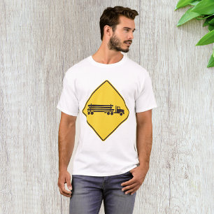 T-shirt Panneau d'avertissement de camion de débardage Séc