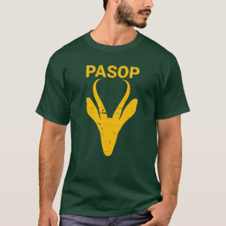 T-shirt Panneau d'avertissement Pasop Springbok Afrique du