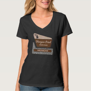 T-shirt Panneau de bienvenue du parc d'État de Sturgeon Po