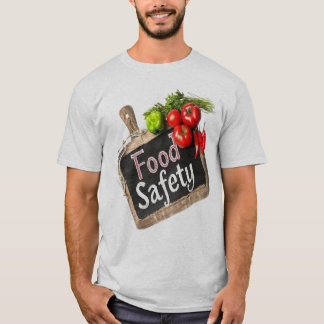 T-shirt Panneau de craie d'hygiène de cuisine