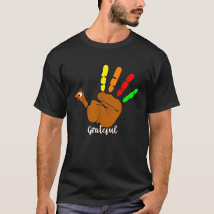 T-shirt Panneau de la main de l'amour pour la paix Turquie