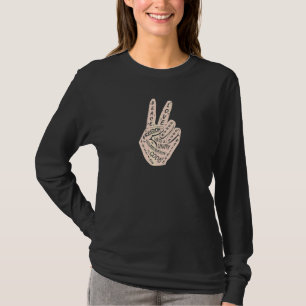 T-shirt Panneau de paix Faire la paix et non la guerre