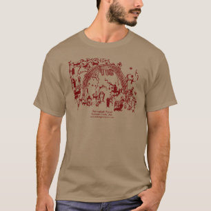 T-shirt Panneau de pétroglyphe