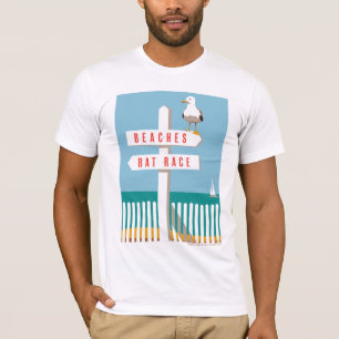 T-shirt Panneau de plage