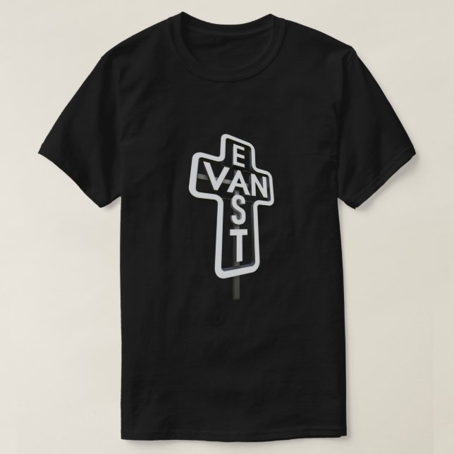 T-shirt Panneau de rue East Van (Design devant)