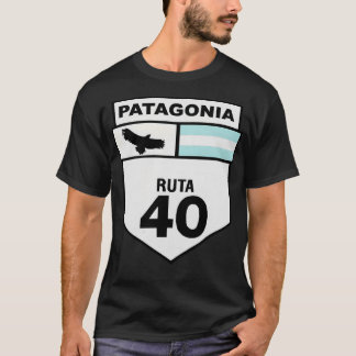T-shirt Panneau de signalisation routière Ruta 40 actif