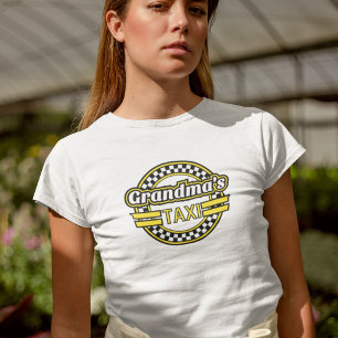 T-shirt Panneau de taxi de grand-mère