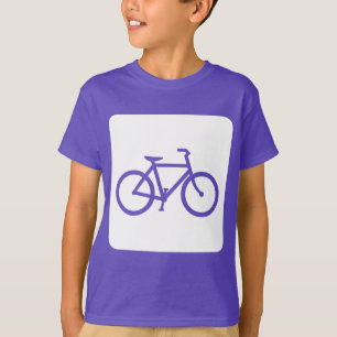 T-shirt Panneau de vélo - Blanc