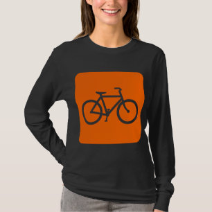 T-shirt Panneau de vélo - Blanc