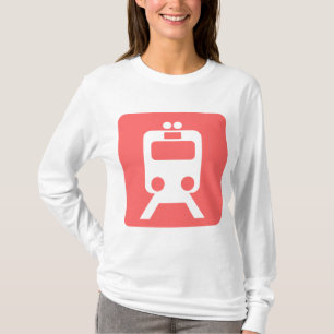 T-shirt Panneau du train -