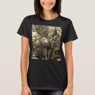 T-shirt Panneau En Bois D'Automne