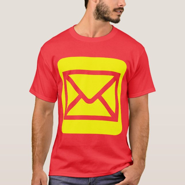 T-shirt Panneau Enveloppe - (Devant)