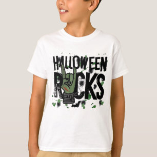 T-shirt Panneau Halloween déchire