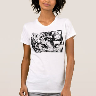 T-shirt Panneau instantané et vert 2 de lanterne