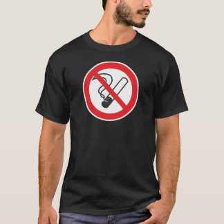 T-shirt Panneau interdit de fumer