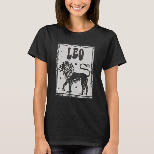 T-shirt Panneau Leo Zodiac Juillet 31 Femme Homme Lion Ann (Devant)