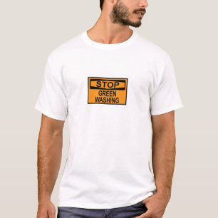 T-shirt Panneau Stop au Greenwashing