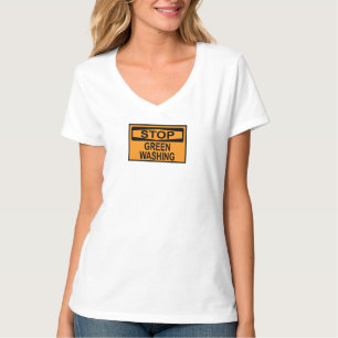 T-shirt Panneau Stop au Greenwashing