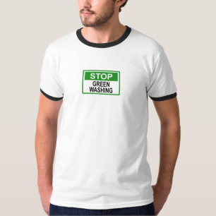 T-shirt Panneau Stop au Greenwashing