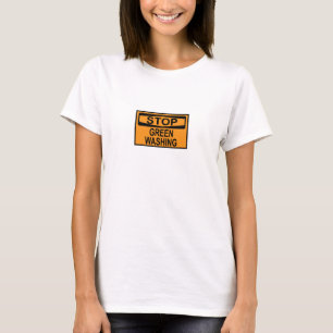 T-shirt Panneau Stop au Greenwashing