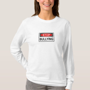 T-shirt Panneau Stop au Harcèlement rouge