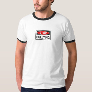 T-shirt Panneau Stop au Harcèlement rouge