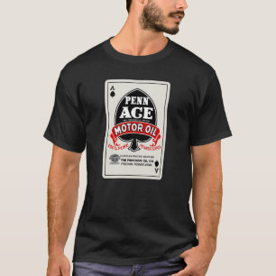T-shirt Panneau vintage Penn-Ace Motor Oil